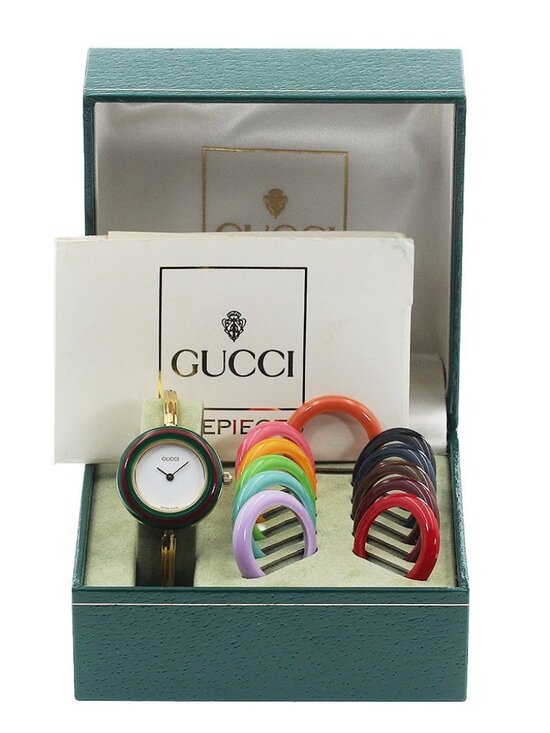 GUCCI Change bezel 11/12.2 white Dial Quartz Ladies Watch_948811 main image 8